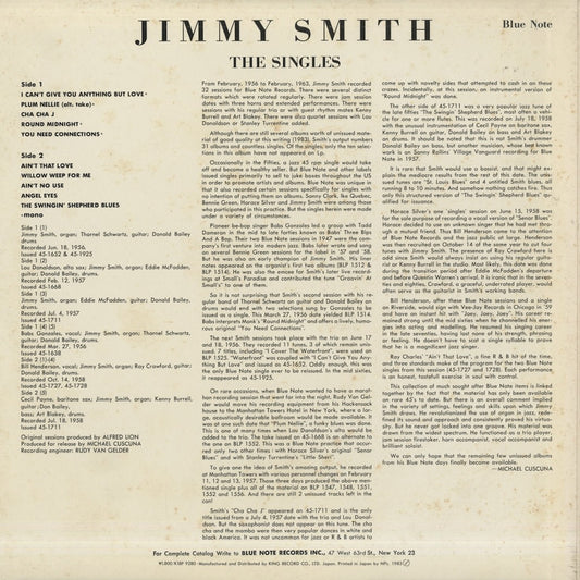 Jimmy Smith / ジミー・スミス / The Singles (K18P-9280)