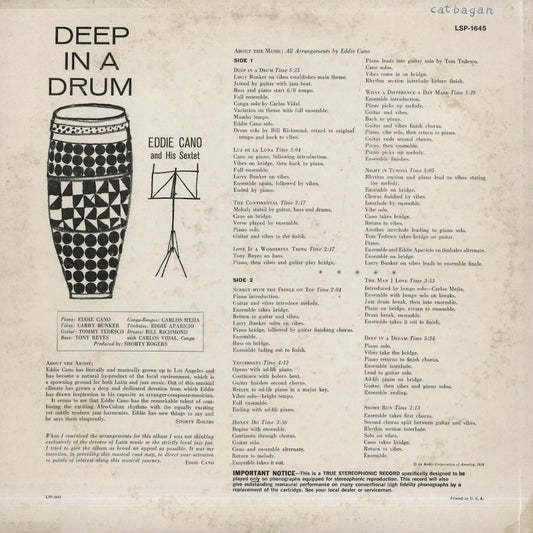 Eddie Cano / エディ・カノ / Deep In A Drum - STEREO (LSP-1645)