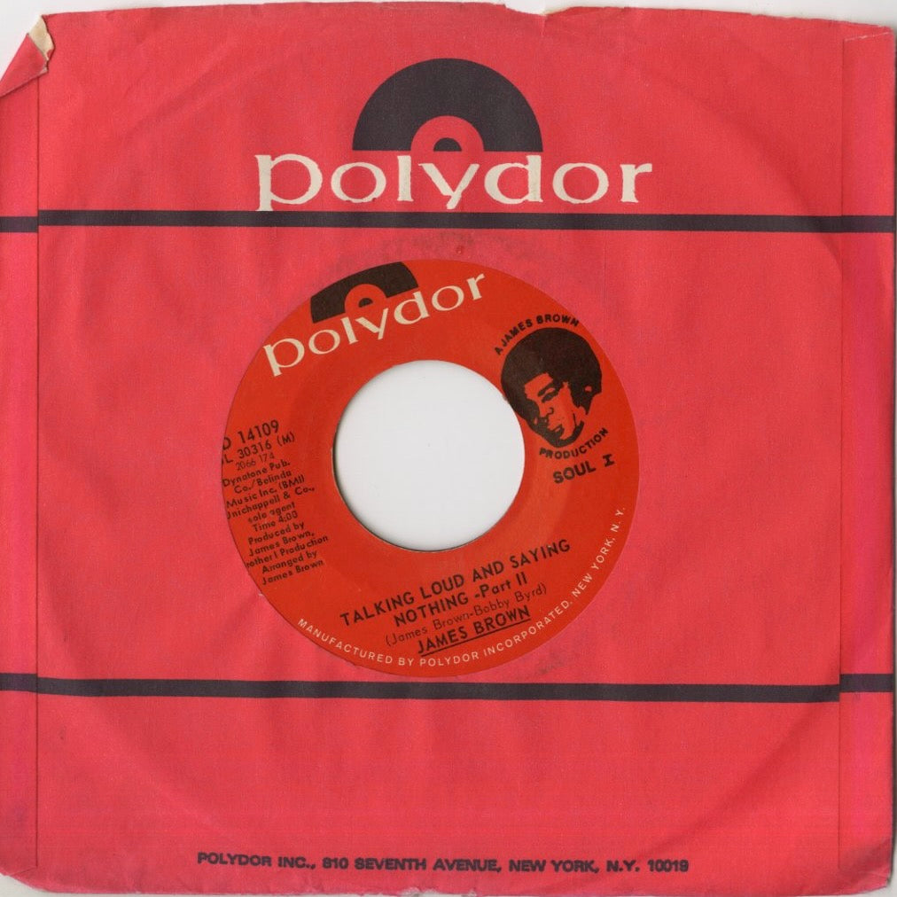 James Brown / ジェイムス・ブラウン / Talking Loud And Saying Nothing -7 (PD14109)