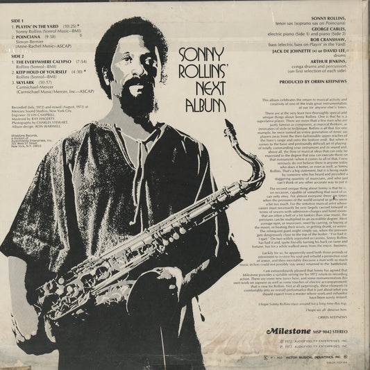 Sonny Rollins / ソニー・ロリンズ / Next Album (SMJX-10144)