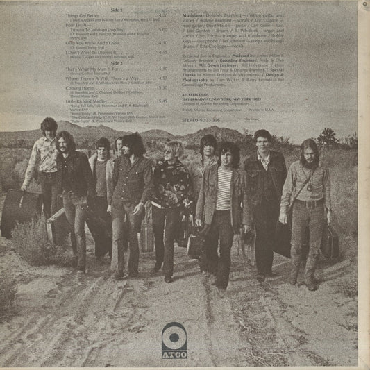 Delaney & Bonnie / デラニー・アンド・ボニー / On Tour with Eric Clapton (SD 33-326)