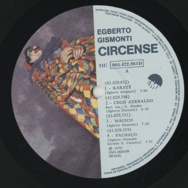 Egberto Gismonti / エグベルト・ジスモンチ / Circense (31C 064.422.861D)