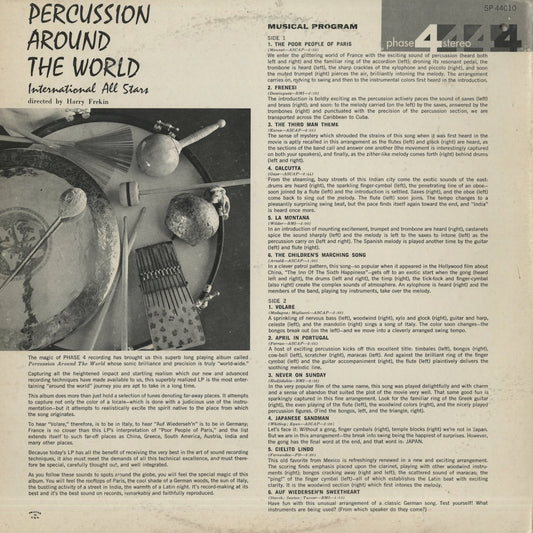 International All Stars / Around The World In Percussion (SP 44010)