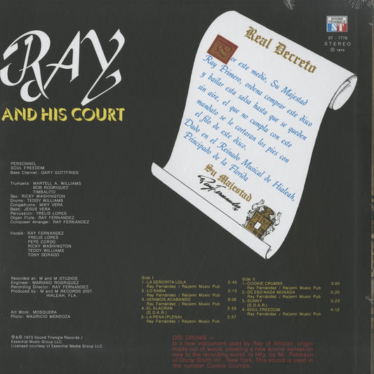 Ray & His Court / レイ&ヒズ・コート (1973) (MRBLP312)