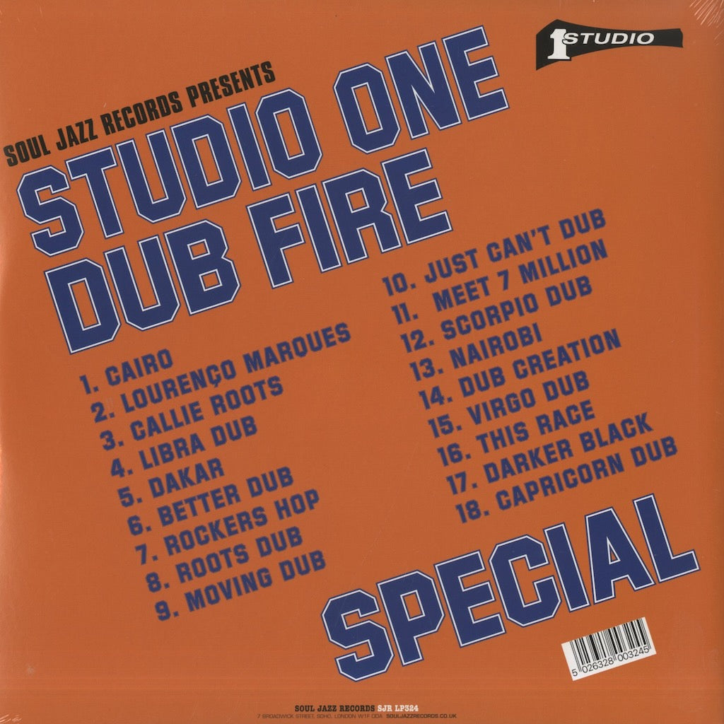 Dub Specialist / ダブ・スペシャリスト / Studio One Dub Fire Special -2LP (SJRLP324)