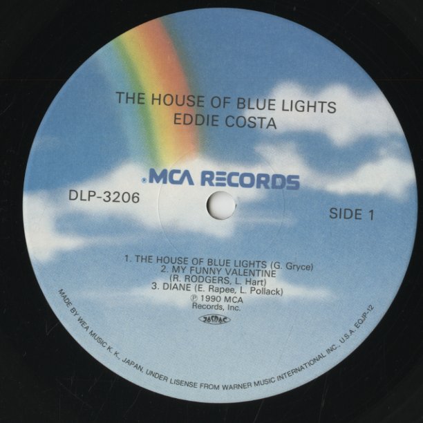 Eddie Costa / エディ・コスタ / The House Of Blue Lights (SGD-10)