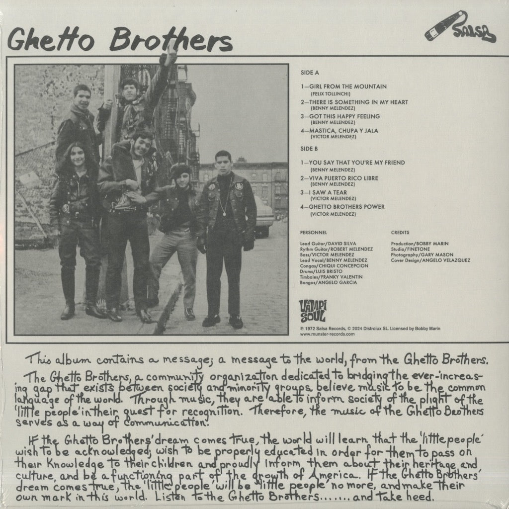 Ghetto Brothers / ゲットー・ブラザーズ / Power Fuerza (VAMPI295)