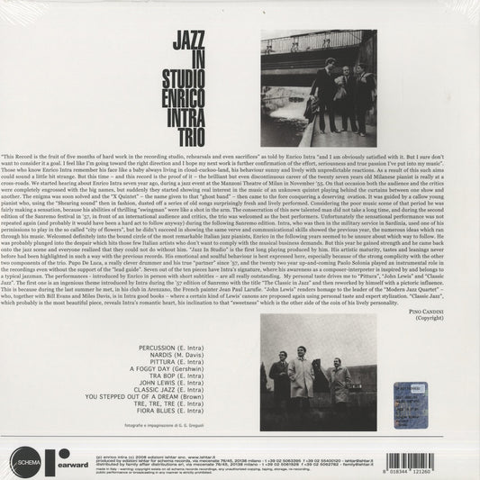 Enrico Intra Trio / エンリコ・イントラ・トリオ / Jazz In Studio (RW126LP)