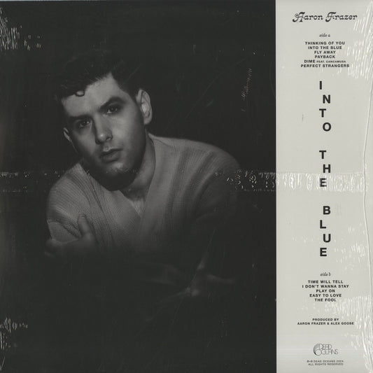 Aaron Frazer - Into The Blue (Frosted Coke Bottle Clear Vinyl) (DOC320) 2024 US Dead Oceans|新品LP back