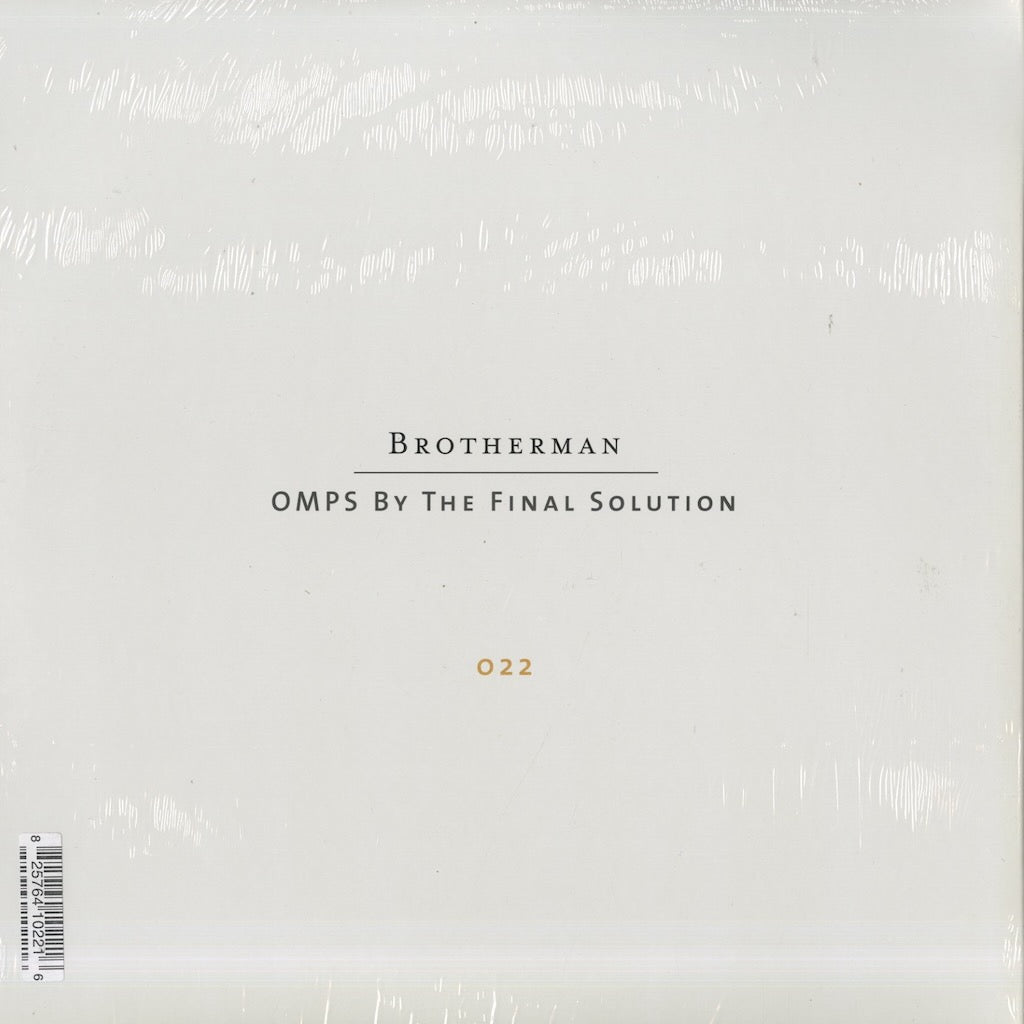 Final Solution / ファイナル・ソリューション / Brotherman -OST (NUM 022)