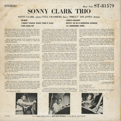 Sonny Clark / ソニー・クラーク / Sonny Clark Trio (GXF 3005)
