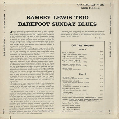 Ramsey Lewis / ラムゼイ・ルイス / Barefoot Sunday Blues (CA723)
