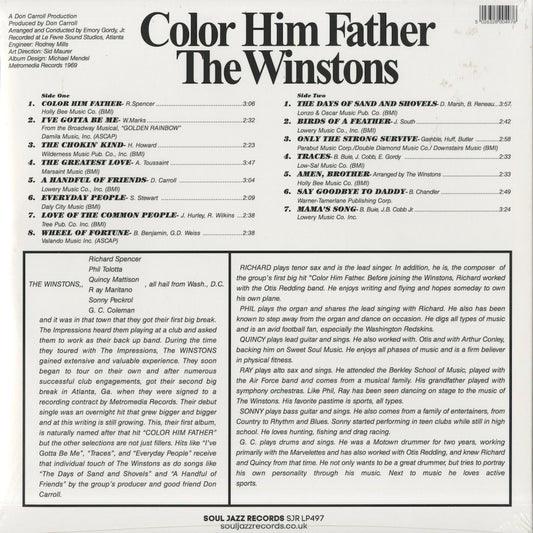 The Winstons / ウィンストンズ / Color Him Father (SJR LP497)