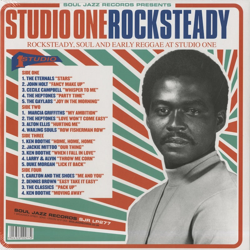 V.A./ Studio One Rocksteady - Rocksteady Soul and Early Reggae at Studio One -2LP (SJRLP277)