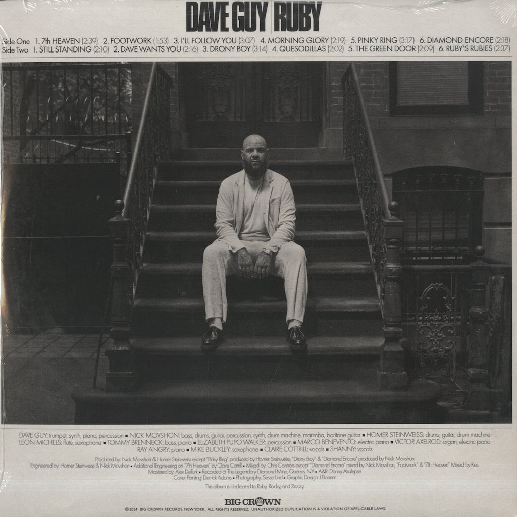 Dave Guy / デイヴ・ガイ / Ruby (BC-177-LP-C2)
