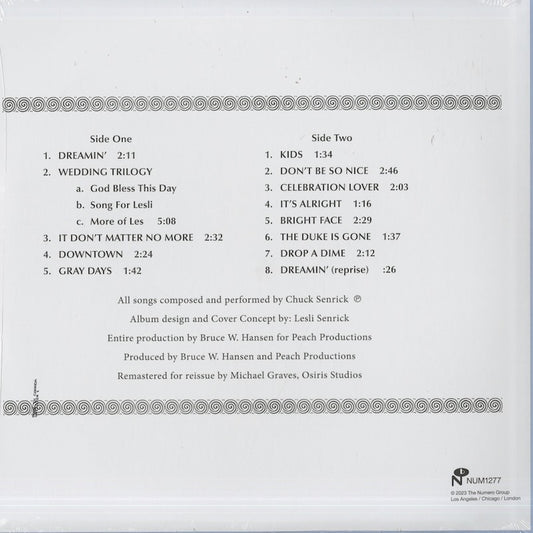 Chuck Senrick / チャック・センリック / Dreamin (NUM1277)