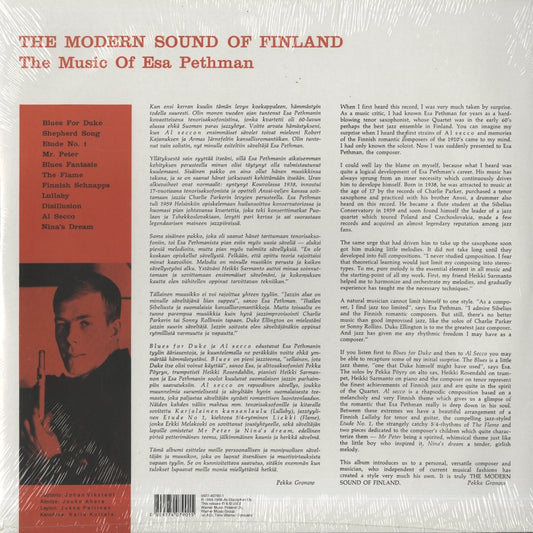 Esa Pethman / エサ・ペスマン / The Modern Sound Of Finland