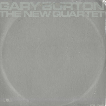 Gary Burton / ゲイリー・バートン / The New Quartet (ECM 1030 ST)