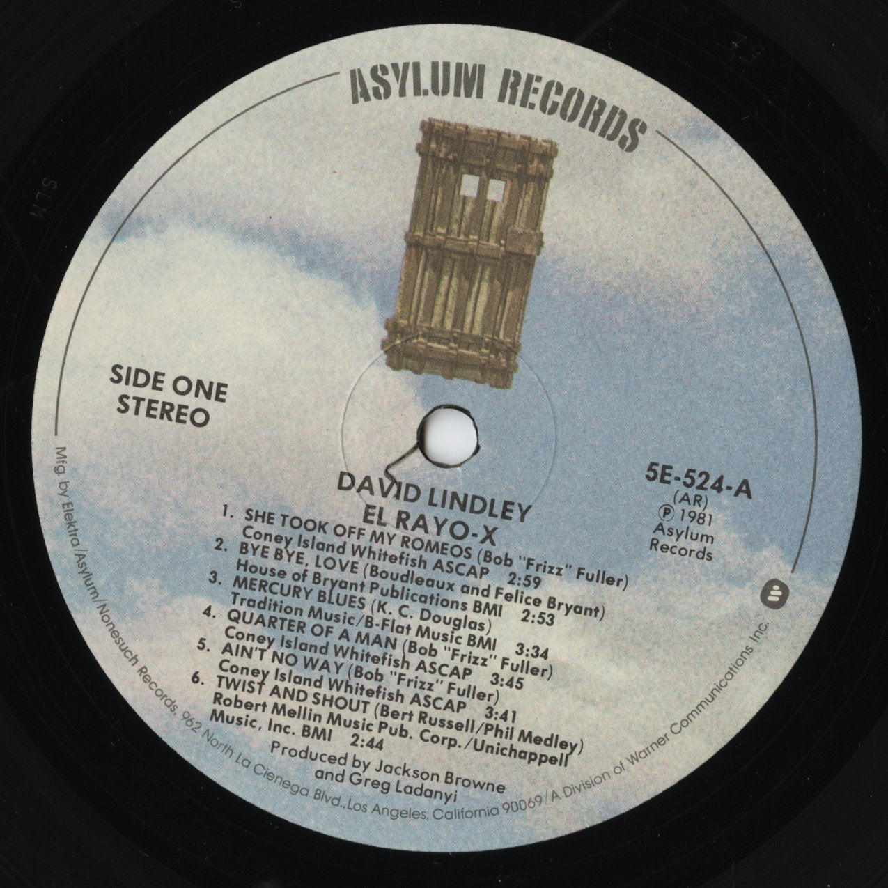 David Lindley / デヴィッド・リンドレー / El Rayo-X (SE-524)