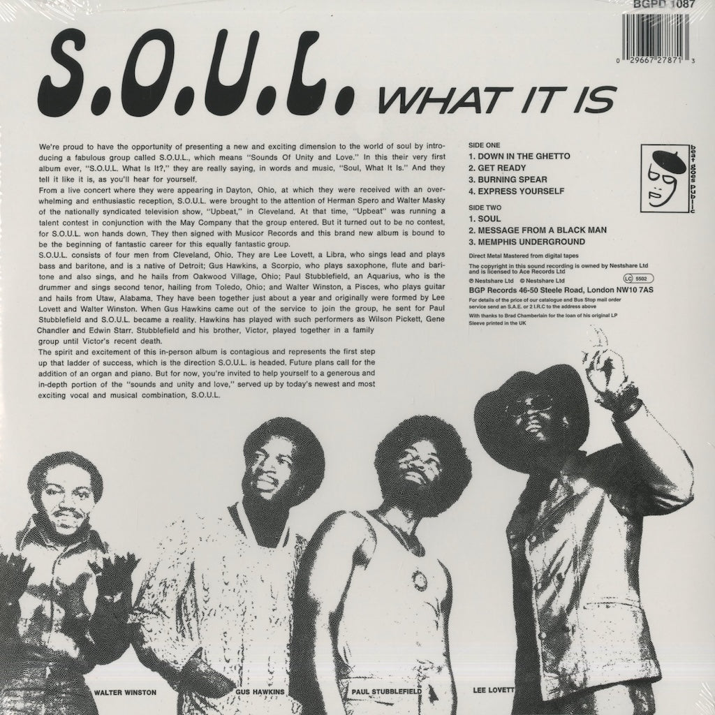S.O.U.L. / What Is It (BGPD1087)