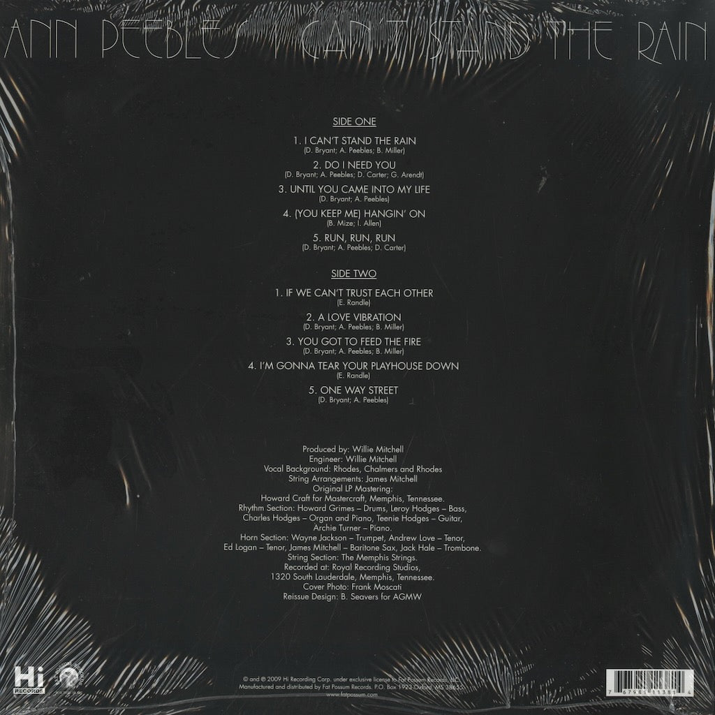 Ann Peebles / アン・ピーブルズ / I Can't Stand The Rain (FPH1138-1)
