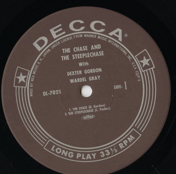 Wardell Gray And Dexter Gordon / ワーデル・グレイ デクスター・ゴードン / The Chase And The Steeplechase (DL-7025)