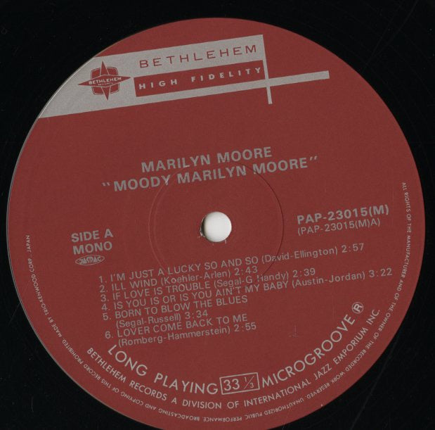 Marilyn Moore / マリリン・ムーア / Moody (PAP-23015(M))