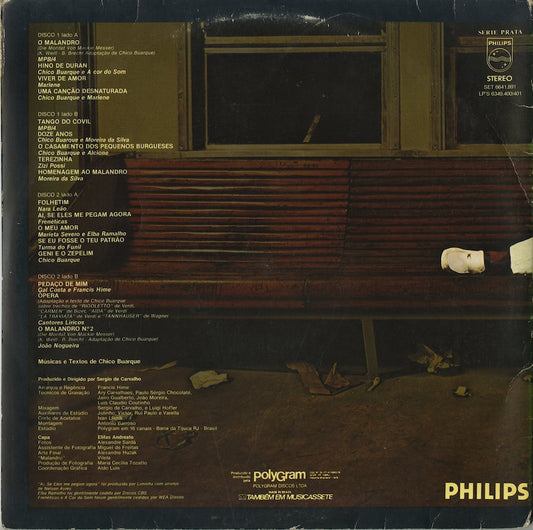 V.A.(Nara Leon, Chico Buarque)/ Opera Do Malandro -2LP (6641.891)
