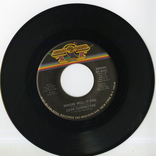 Love Committee / ラヴ・コミッティ / Law And Order / Where Will It End -7 (G7 4011)