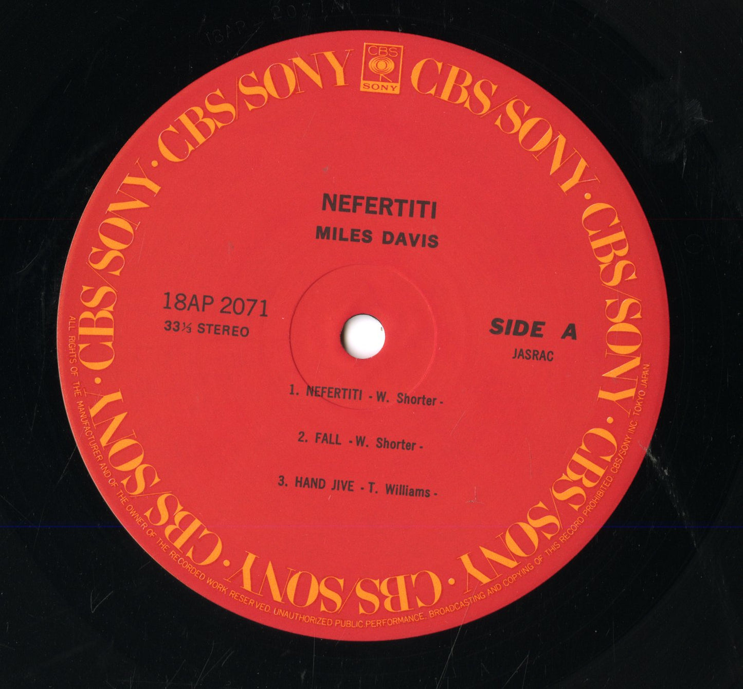 Miles Davis / マイルス・デイヴィス / Nefertiti (18AP 2071)