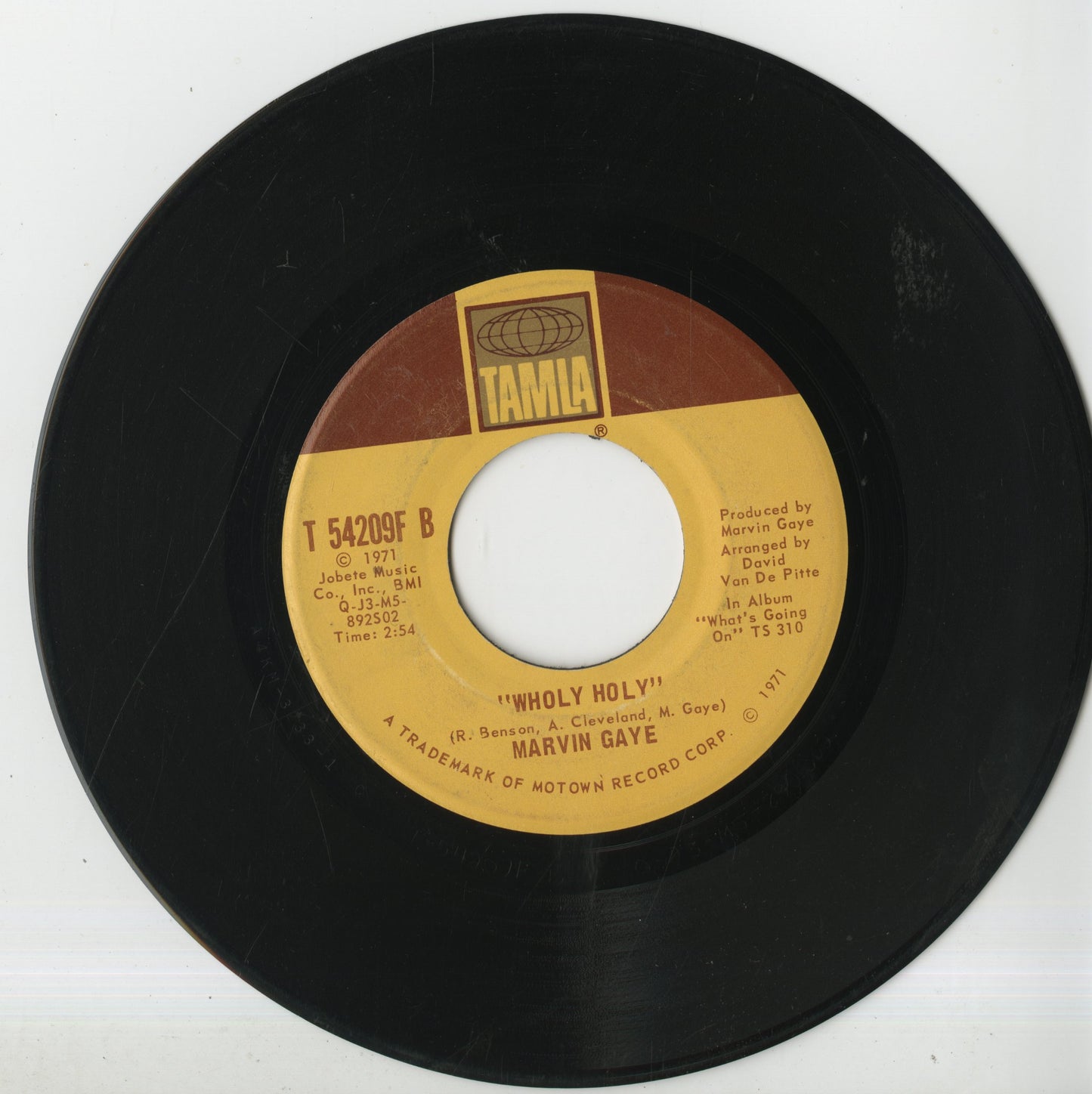 Marvin Gaye / マーヴィン・ゲイ / Inner City Blues / Wholy Wholy -7 (T54209F)