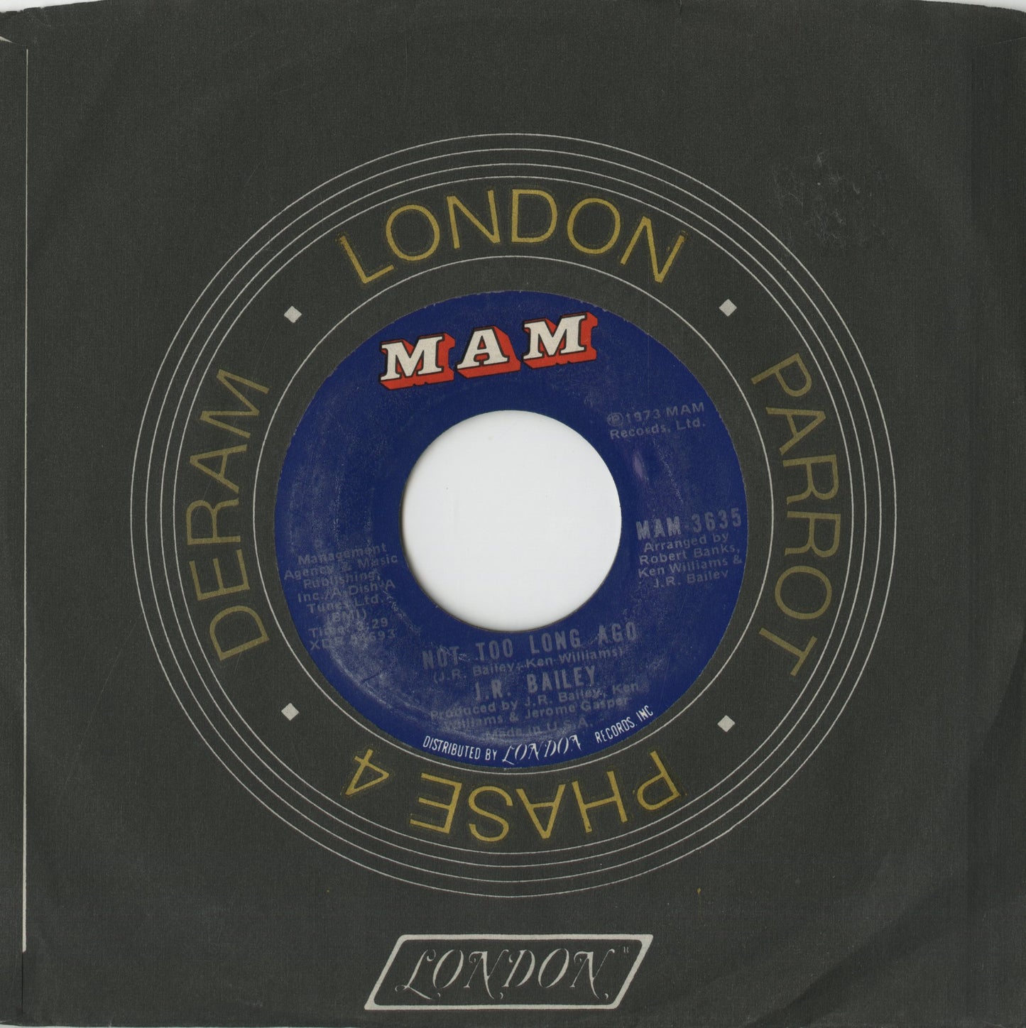 J.R. Bailey / J.R.ベイリー / I'll Always Be Your Lover -7 (MAM-3635)
