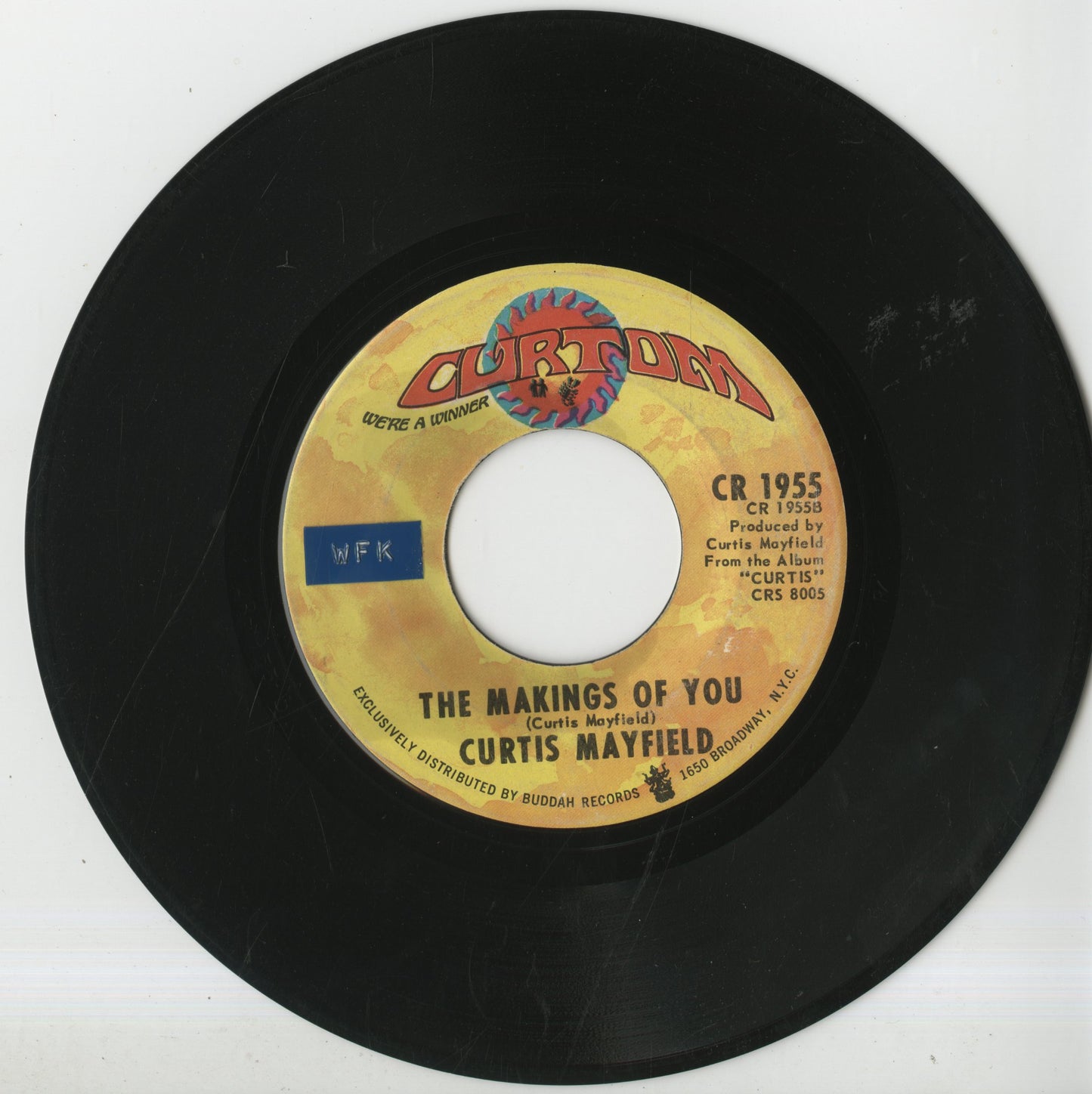 Curtis Mayfield / カーティス・メイフィールド / (Don't Worry) If There's A Hell Below We're All Going To Go -7 (CR 1955)