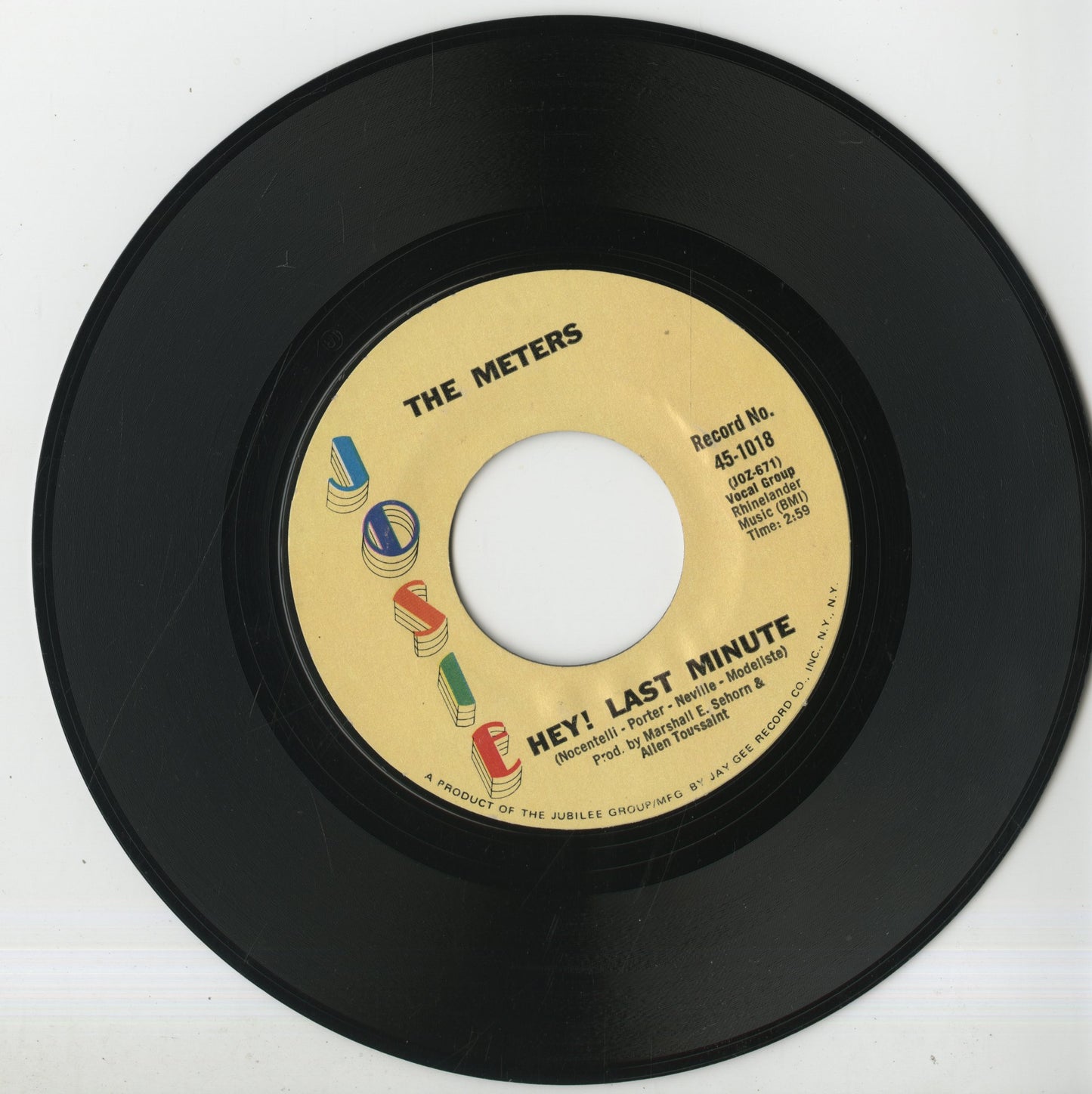 The Meters / ミーターズ / Chicken Strut / Hey Last Minute -7 (45-1018)