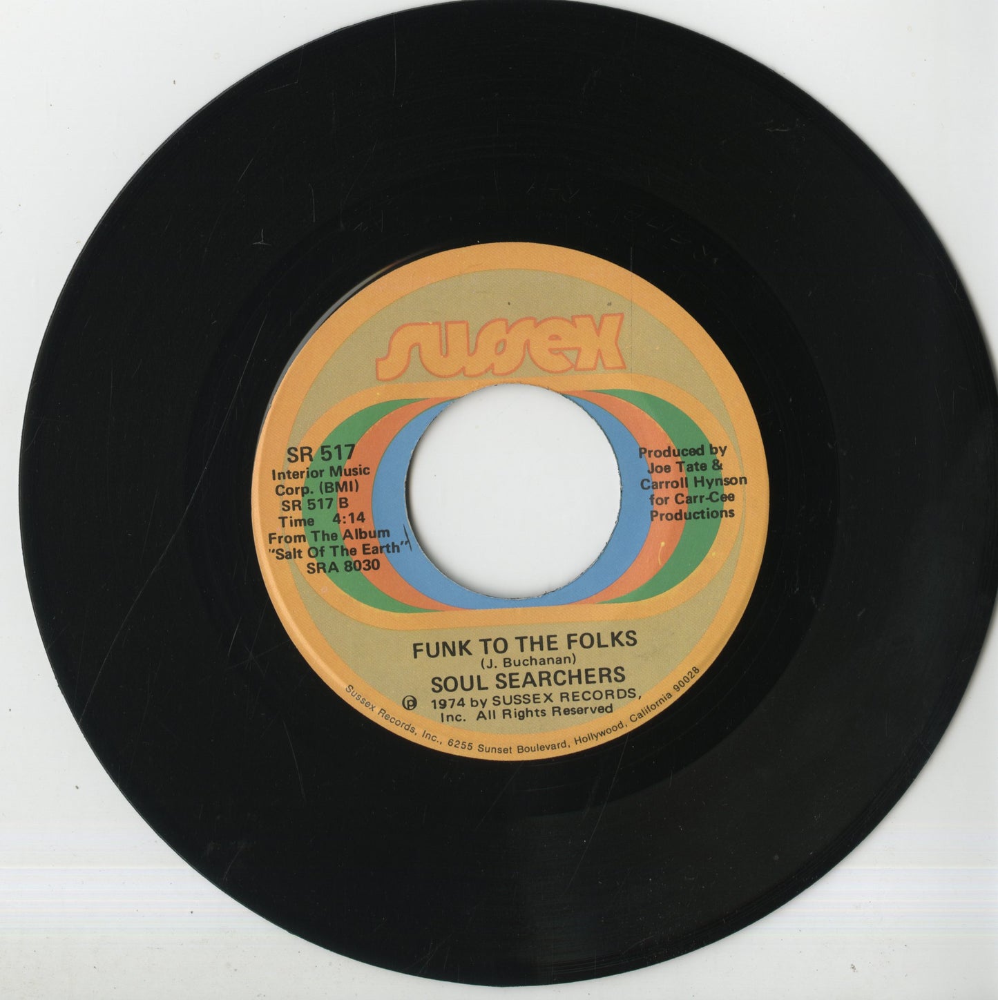 Soul Searchers / ソウル・サーチャーズ / Blow Your Whistle / Funk To The Folks-7 (SR 517)