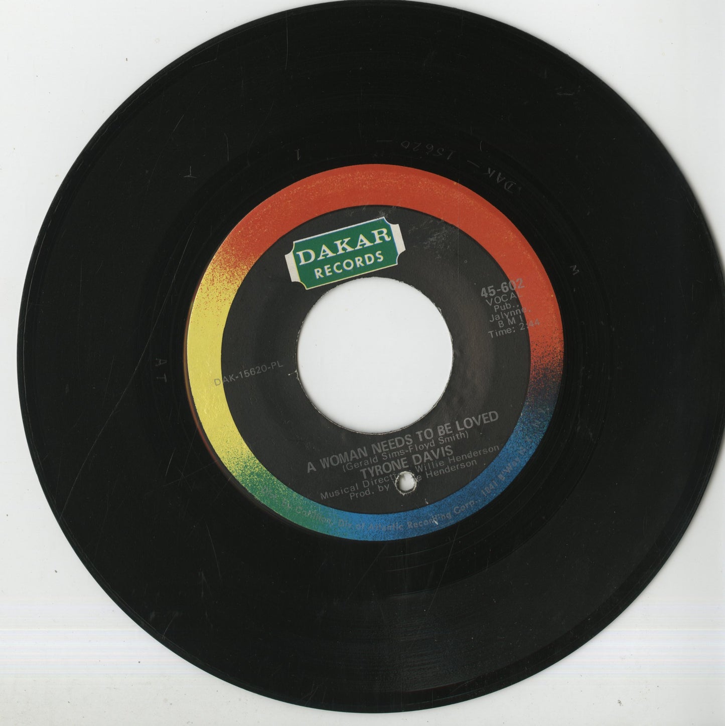 Tyrone Davis / タイロン・デイヴィス / Can I Change My Mind / A Woman Needs To Be Loved-7 (45-602)