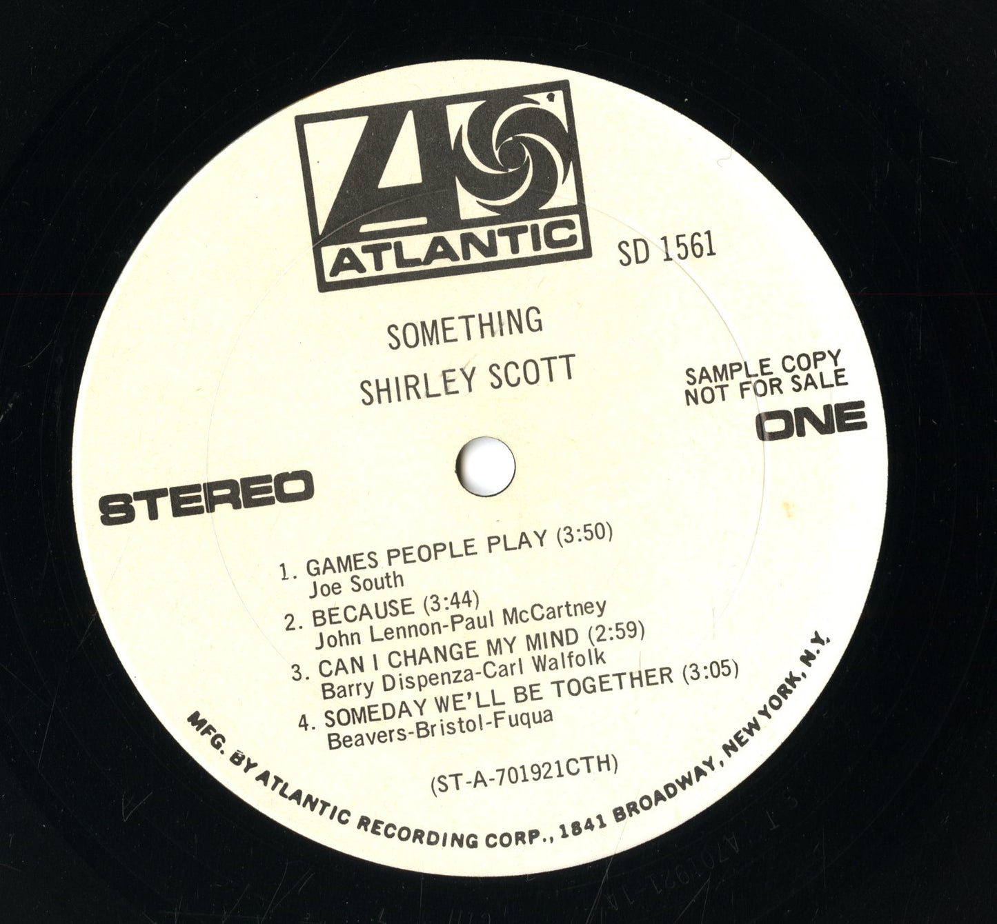 Shirley Scott / シャーリー・スコット / Something (SD 1561)