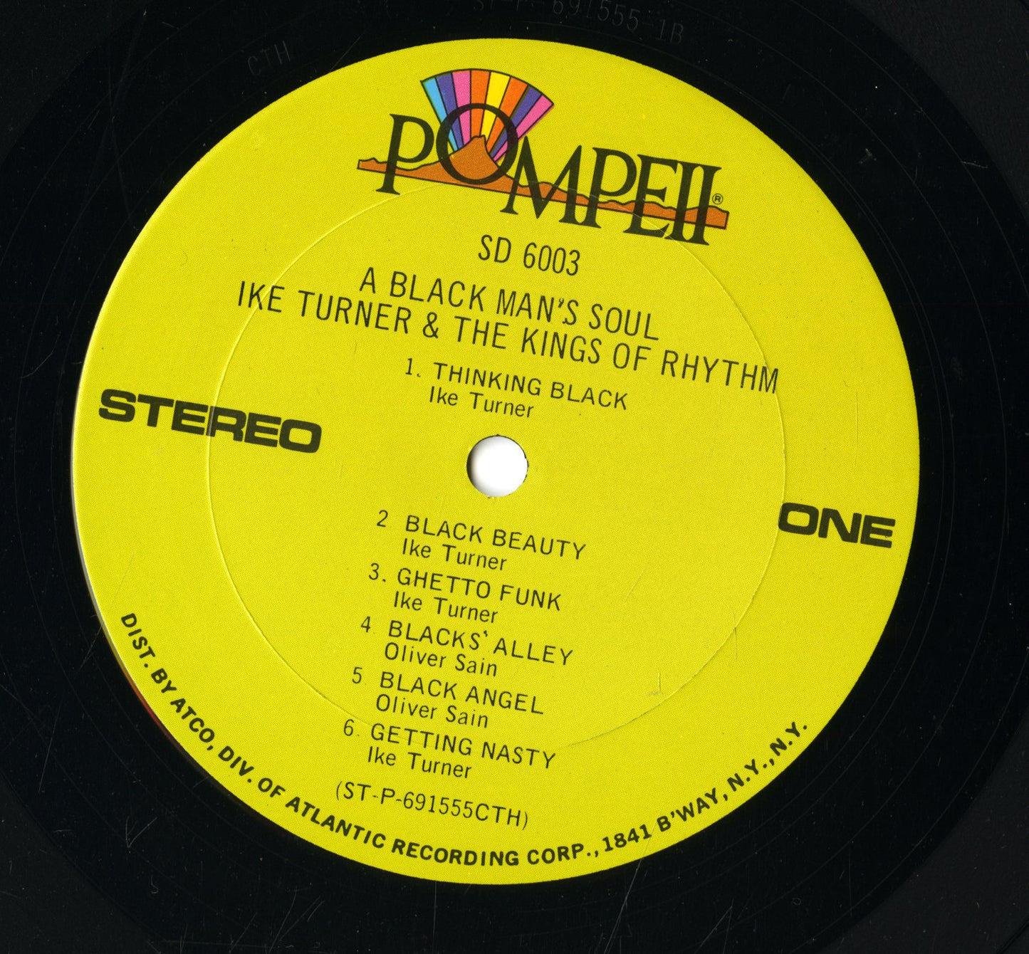 Ike Turner / アイク・ターナー / A Black Man's Soul (SD 6003)