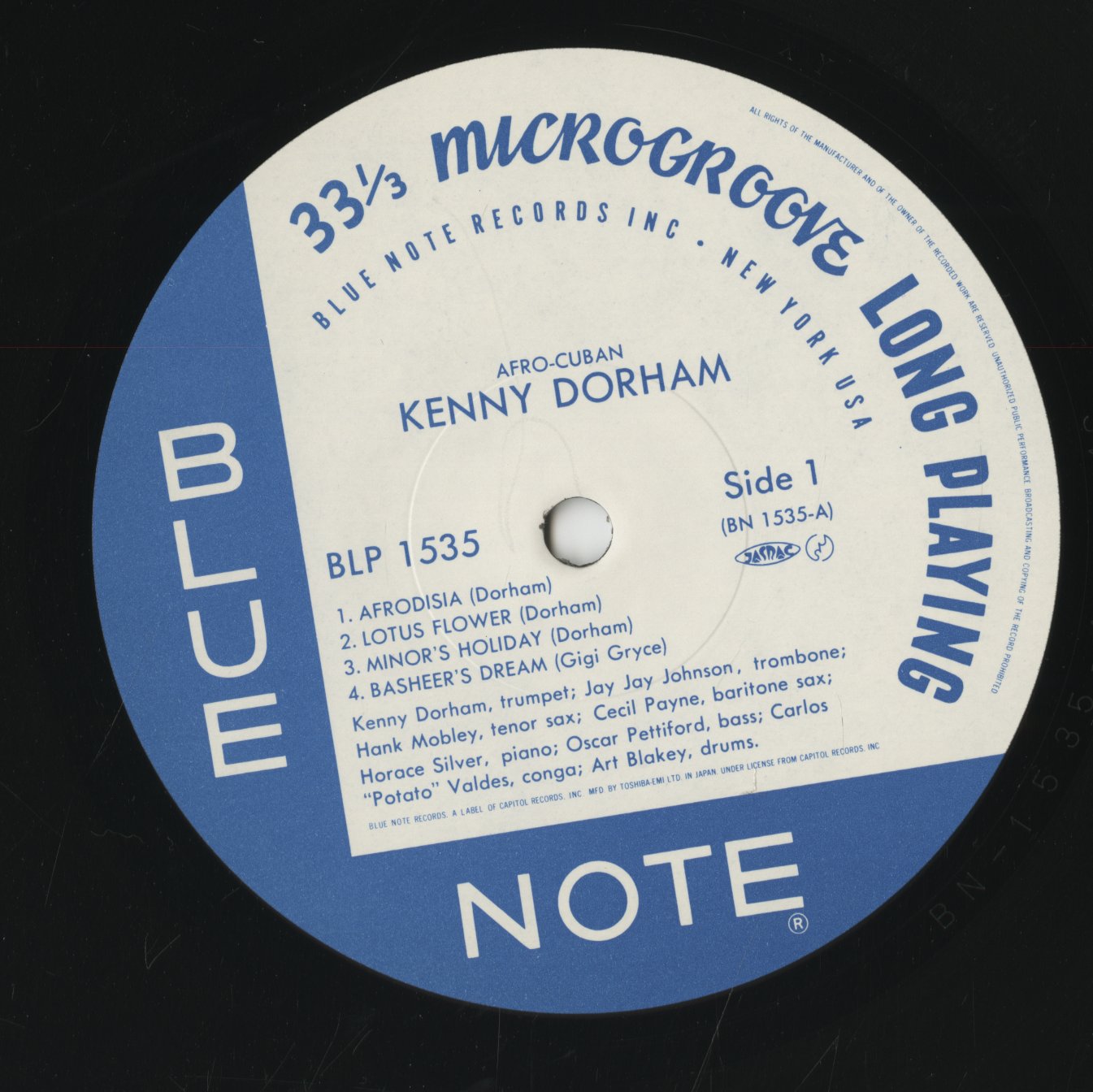 Kenny Dorham / ケニー・ドーハム / Afro Cuban (BLP 1535)