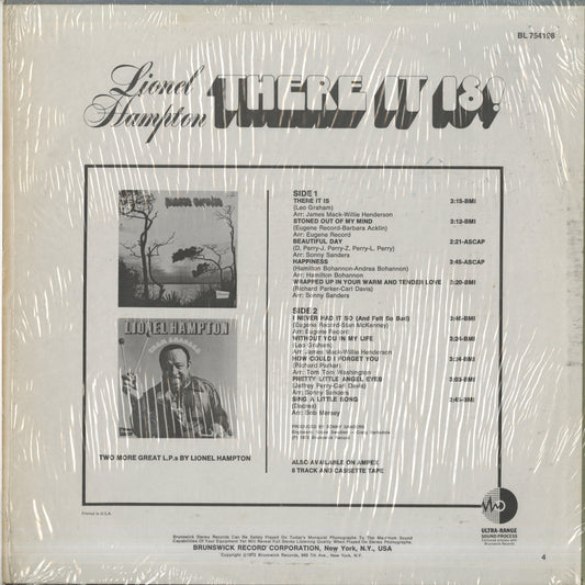 Lionel Hampton / ライオネル・ハンプトン / There It is (BL 754198)