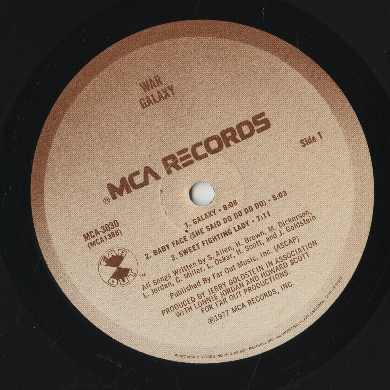 War / ウォー / Galaxy (MCA3030)