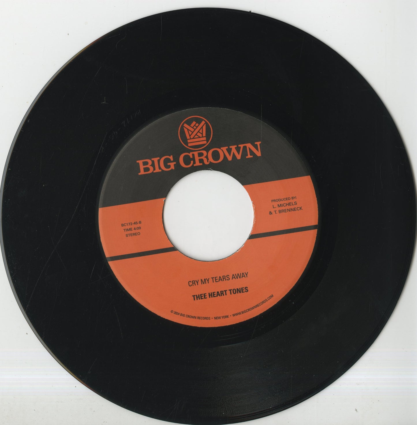 Thee Heart Tones / ジ・ハート・トーンズ - No Longer Mine - Cry My Tears Away -7 (BC172-45)