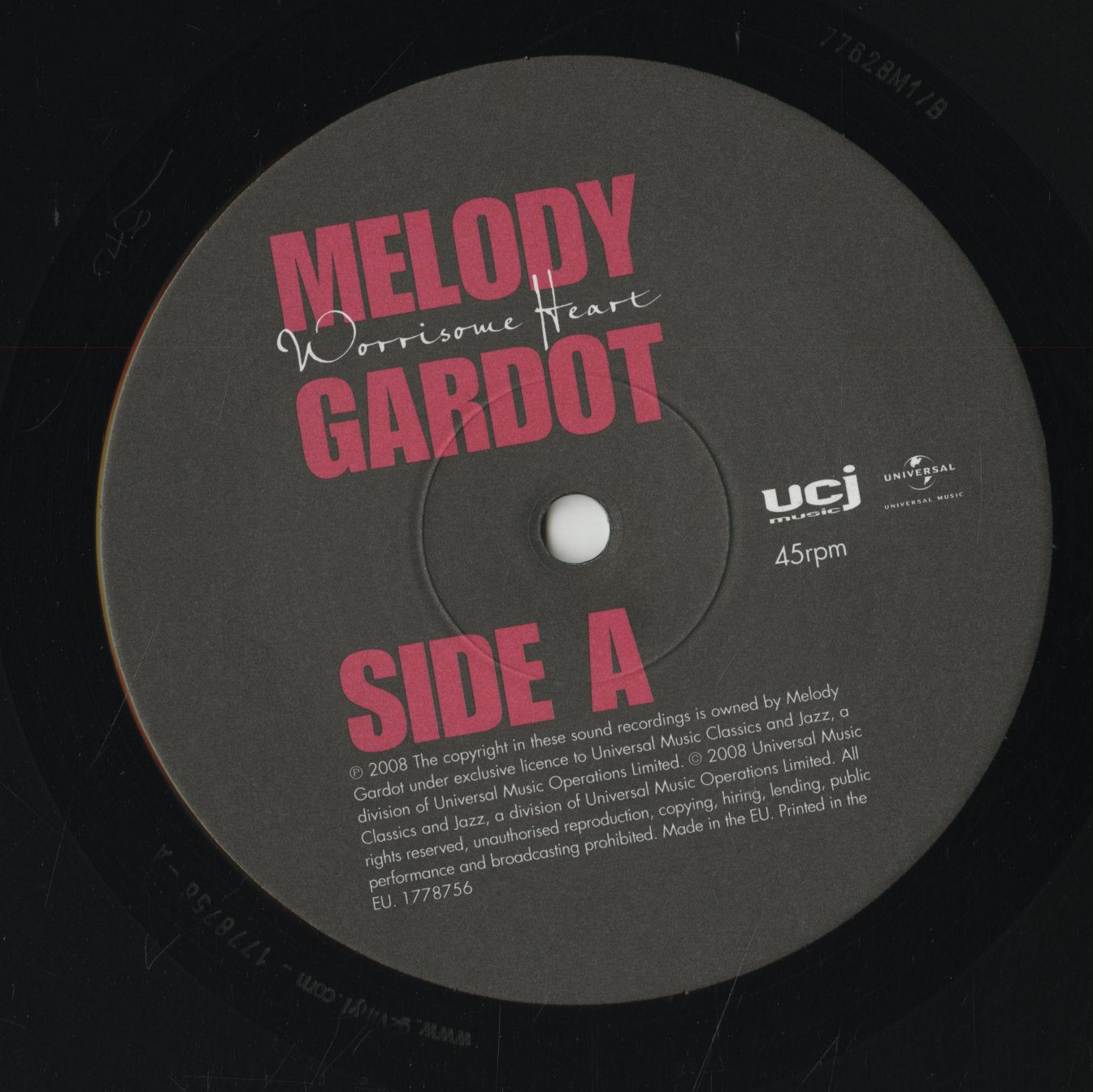 Melody Gardot / メロディ・ガルドー / Worrisome Heart (1778756)