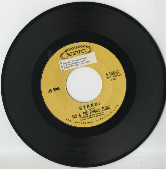 Sly & The Family Stone / スライ & ザ・ファミリー・ストーン - Stand / I Want To Take You Higher -7 (5-10450)