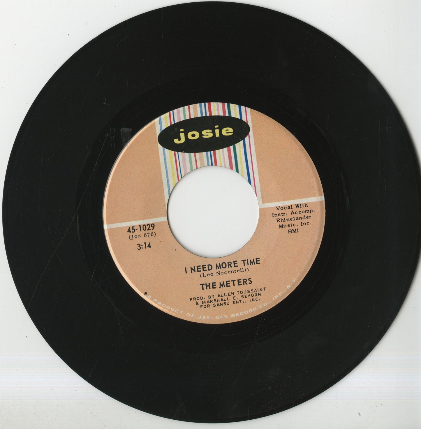 The Meters / ミーターズ / Doodle-Oop / I Need More Time -7 (45-1029)