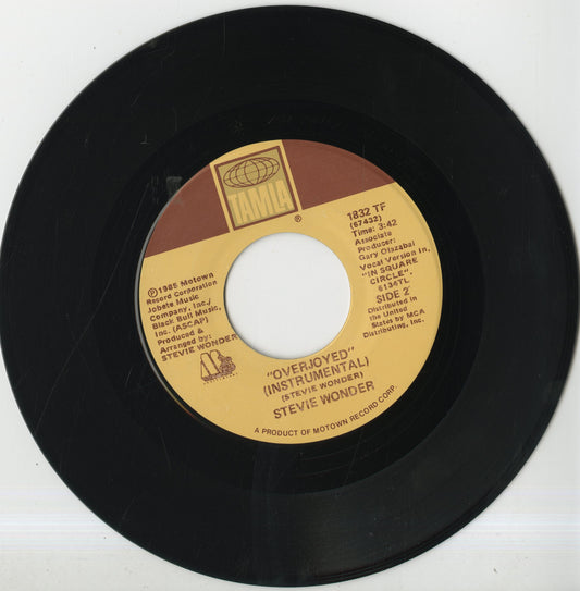 Stevie Wonder / スティーヴィ・ワンダー / Overjoyed -7 (1832 TF)