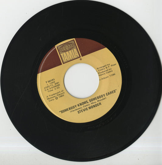 Stevie Wonder / スティーヴィー・ワンダー / Never Had A Dream Come True / Somebody Kows, Somebody Cares -7 (T 54191)