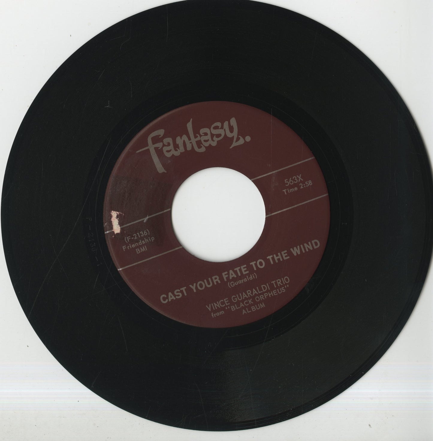 Vince Guaraldi / ヴィンス・ガラルディ・トリオ / Samba de Orpheus / Cast Your Fate To The Wind -7 (563X)