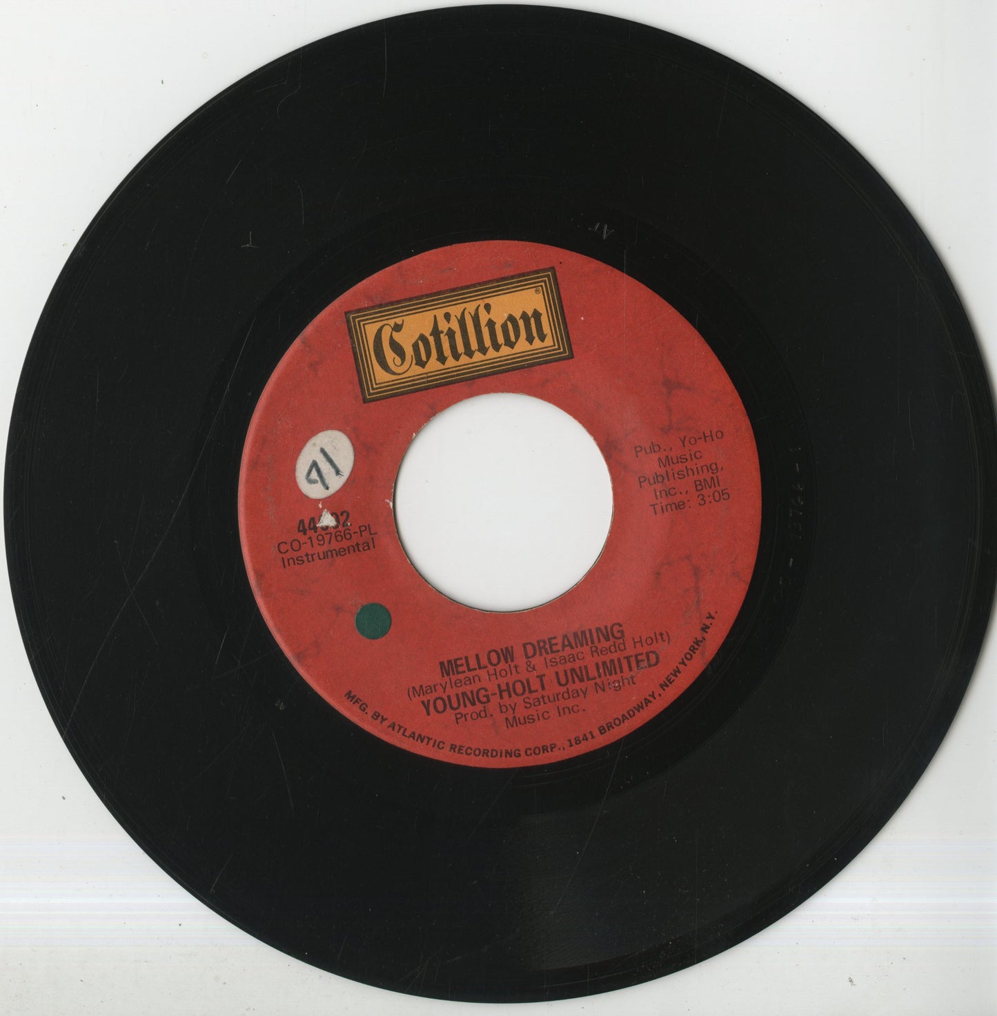 Young Holt Unlimited / ヤング・ホルト・アンリミテッド / Black and White / Mellow Dreaming-7 ( 44092 )