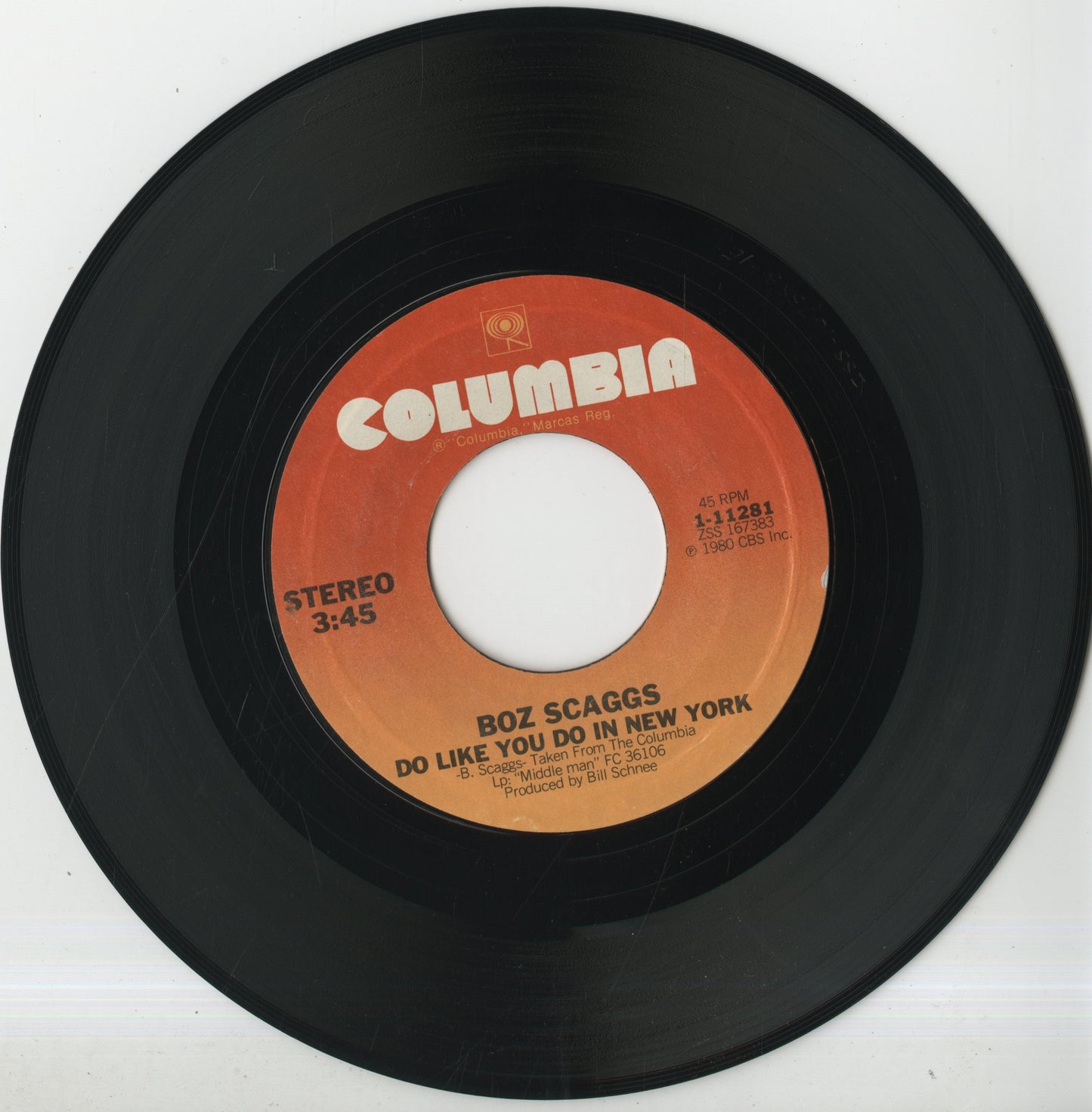 Boz Scaggs / ボズ・スキャッグス / Jojo / Do Like You Do In New York -7 (1-11281)